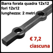 barra forata in ferro liscio