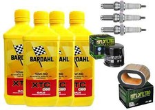 TAGLIANDO TRIUMPH 955 I SPEED TRIPLE 2002/2004 BARDAHL XTC 10W50 FILTRI CANDELE