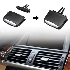 1x Uscita D'Aria Ricambio per BMW X5 E70 X6 E71 Sfiato Scheda Clip Nero ABS+PC