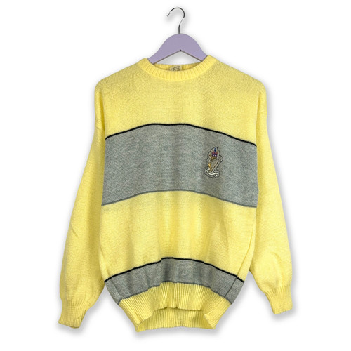 Maglione vintage giallo - giallo, e