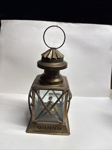 Lampada olio minatore ottone