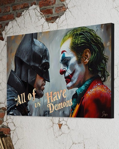 Quadro tela joker batman - quadro,