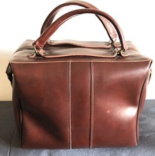 Borsa In Cuoio bauletto Vintage medico anni 60