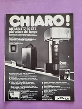 MECABLITZ 60 CT1 FOVA METZ CLIPPING RITAGLIO PUBBLICITA' ADVERTISING #69