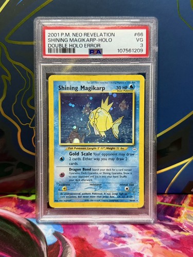 Psa shining magikarp neo - psa,