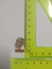 SPILLA VINTAGE ITALIA 90 MONDIALI 1990 MASCOTTE CIAO COCA COLA  CALCIO METALLO