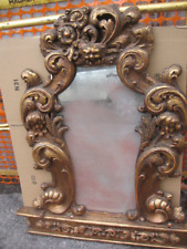 SPECCHIERA DORATA CON TESTINE