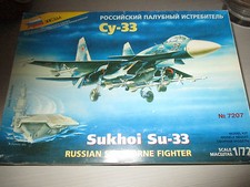CACCIA NAVALE RUSSO SU-33 KIT MONTAGGIO ZVEZDA SCALA 1:72