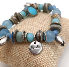 SODINI BRACCIALE ELASTICIZZATO  CON DETTAGLI AZZURRI