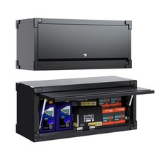 Supeer Armadietto pensile in metallo con anta ribaltabile, con serratura (U6p)