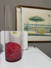Vaso vetro cilindrico - vetro,