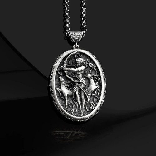 Collana dea greca diana - collana,
