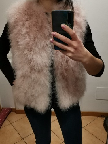 Gilet yves salomon con - gilet, piume