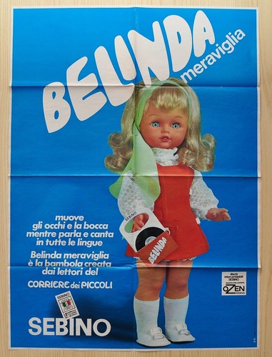 Poster pubblicità bambola - pubblicità,