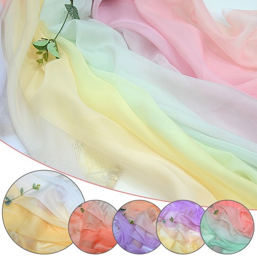 Tessuto chiffon colore sfumato