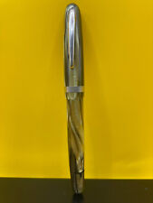 Stilografica anni 40/50 celluloide verde  Fountain pen pennino 14kt leggi bene