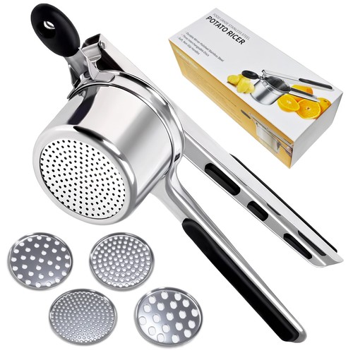 Schiacciapatate acciaio inox - acciaio,