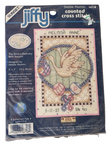 Jiffy vintage punto - punto, croce