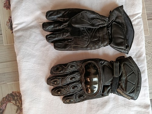 Guanti moto pelle uomo - guanti,