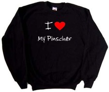 I Love Heart My Pinscher Sweatshirt