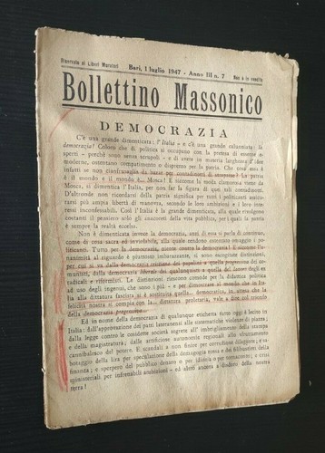 Bollettino massonico liberi - massonico,