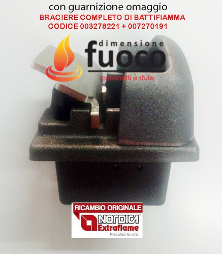 Braciere con battifiamma - con,