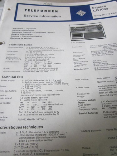 Telefunken bajazzo 1000 - bajazzo,