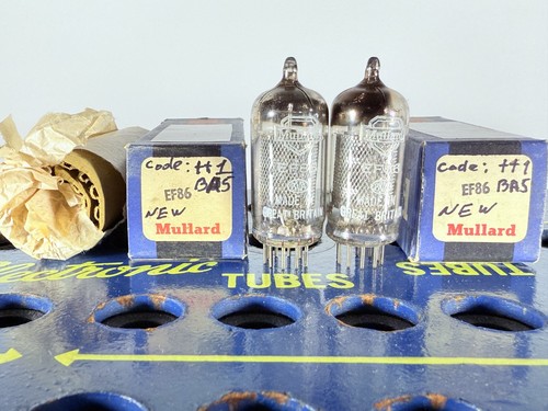 Rara coppia mullard ef86 - coppia,