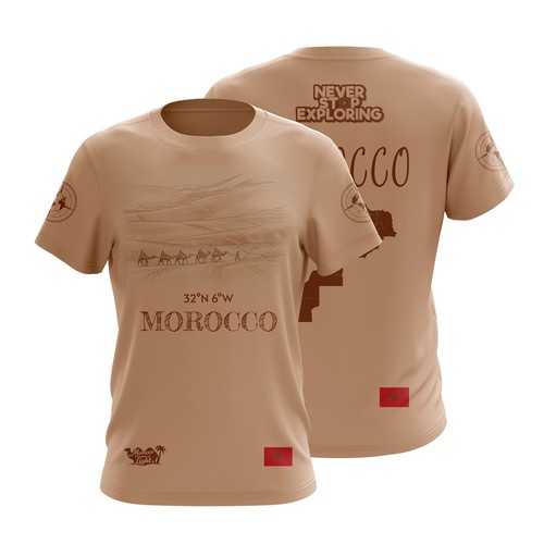 Shirt sahara marocco grafica - marocco,