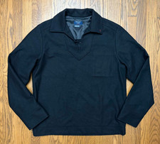 Saint James L'atelier smock uomo L 42 blu navy marinaio pescatore misto lana Nemo