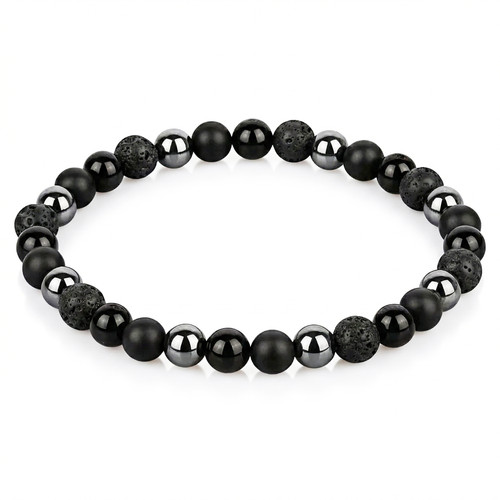 Bracciale pietre naturali - bracciale,