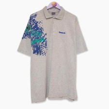 Polo Reebok Vintage grigia a