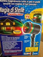 Lotto di 4 luci laser natalizie