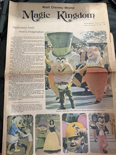 Giornale vintage 1971 - giornale, disney
