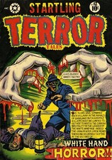 Startling Terror Tales 12 Comic Book Cover Art Giclee Reproduction on Canvas