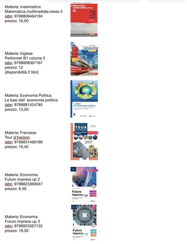 Libri scolastici usati - libri,
