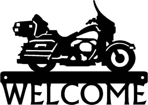 Insegna benvenuto moto touring - benvenuto,