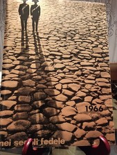 RARISSIMO CALENDARIO STORICO DEI  CARABINIERI  ANNO 1966 CON CORDONE LUSSO 