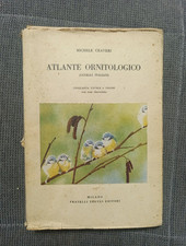ATLANTE ORNITOLOGICO ED.TREVES ANNO 1927 BUONE CONDIZIONI CINQUANTA TAVOLE A COL