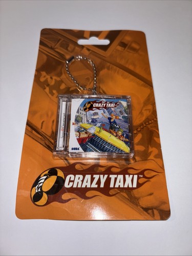 Official crazy taxi keychain - crazy,