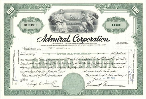 Admiral corporation - corporation,