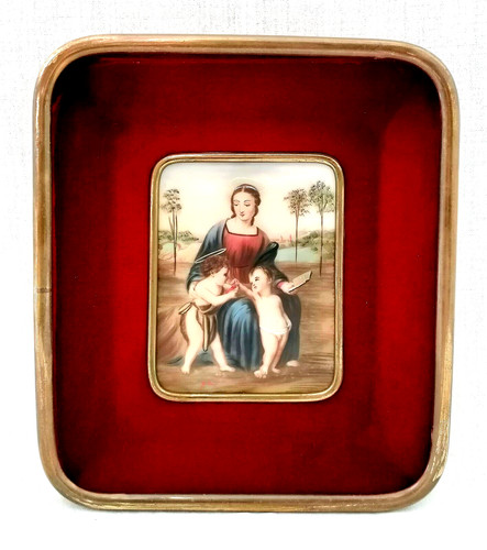 Antico quadretto miniatura - antico,