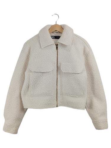 Zara giacca pile donna beige - giacca,
