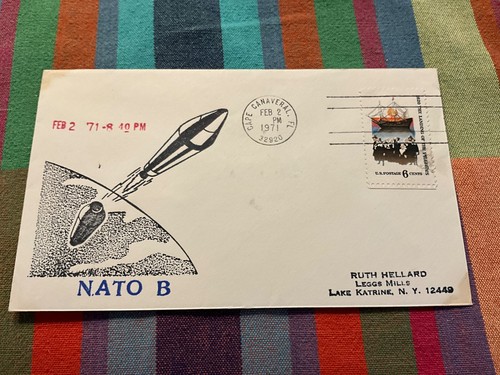 Space cover 1971 nato - space, nato-b