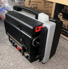 Japanese Chinon 8mm Cine Film proiettore In Scatola Originale with Screen