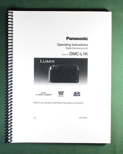 Panasonic dmc l1k manuale - dmc-l1k,