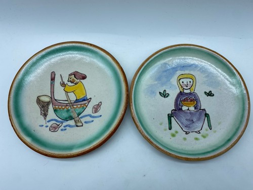 Coppia piatti ceramica - piatti,