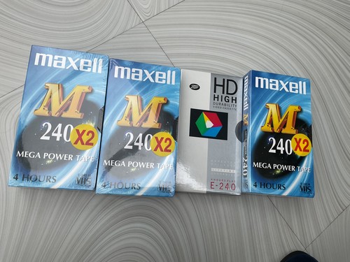 Videocassette maxell vhs - videocassette,