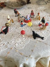 Playmobil vintage Anni 74 Foche Circo Domatore Musicante  8 Equipaggiati 2 Foche