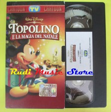 film*VHS cartonata TOPOLINO E LA MAGIA DEL NATALE WALT DISNEY (F27) no dvd